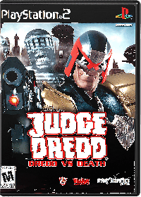 Judge Dredd Dredd vs Death PAL Playstation 2  box art